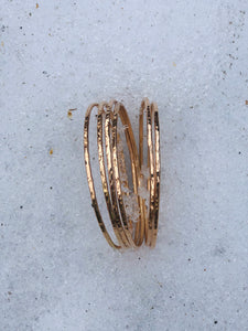 Gold Filled Bangle Bracelet